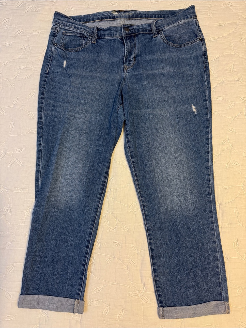 Old Navy Dark Blue Cropped Ankle Jeans